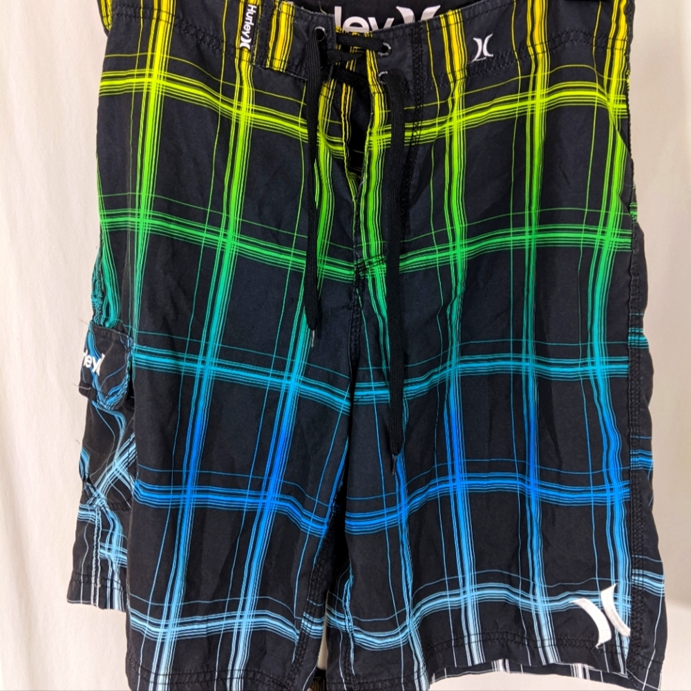 Hurley Men's MultiColored Board Shorts SZ 32